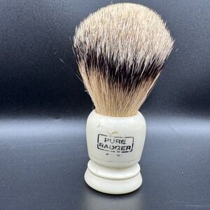 Pure Badger Hoffritz Shaving Brush Vintage Genuine Badger Bristles 
4 inch